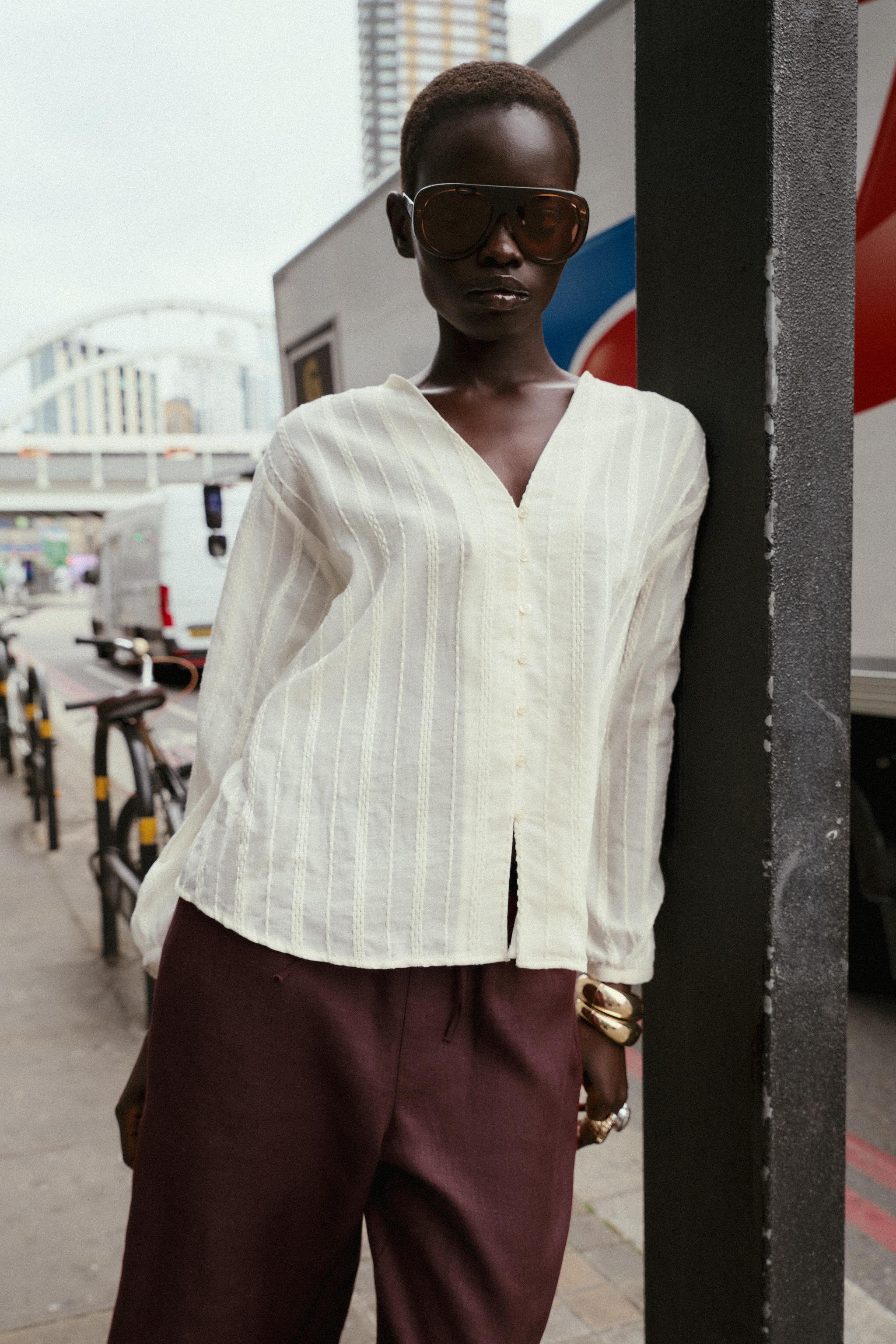 BLOUSE RAYÉE RUSTIQUE